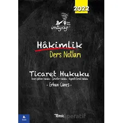 İmtiyaz Ticaret Hukuku - Hakimlik Ders Notları - Erhan Güneş - Temsil Kitap