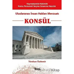 Konsül - Uluslararası İnsan Hakları Mevzuatı - Törehan Özdemir - Temsil Kitap