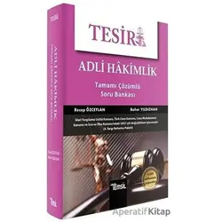 Tesir Adli Hakimlik Tamamı Çözümlü Soru Bankası - Recep Özceylan - Temsil Kitap
