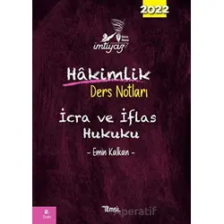 2022 İmtiyaz Hakimlik Ders Notları - İcra ve İflas Hukuku - Emin Kalkan - Temsil Kitap