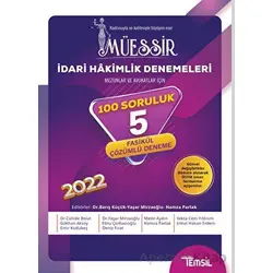 Müessir İdari Hakimlik Denemeleri Tamamı Çözümlü 5 Deneme - Umut Hakan Erdem - Temsil Kitap