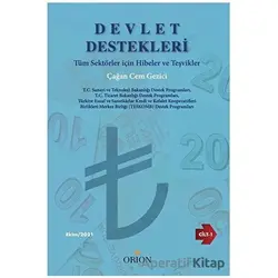 Devlet Destekleri Cilt-1 - Çağan Cem Gezici - Orion Kitabevi
