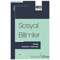 Sosyal Bilimler Alanında Uluslararası Araştırmalar