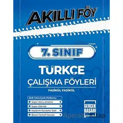 7. Sınıf Türkçe Akıllı Föy - Kolektif - Gerçek Başarı Yayınları