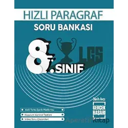 8. Sınıf Hızlı Paragraf Soru Bankası - Derih Avcı - Gerçek Başarı Yayınları