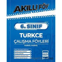 6. Sınıf Türkçe Akıllı Föy - Kolektif - Gerçek Başarı Yayınları
