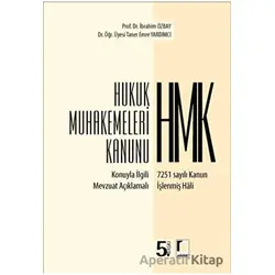 Hukuk Muhakemeleri Kanunu - Taner Emre Yardımcı - Adalet Yayınevi