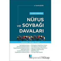 Nüfus ve Soybağı Davaları - İsmail Güler - Adalet Yayınevi