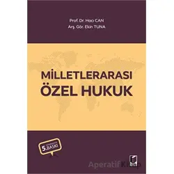 Milletlerarası Özel Hukuk - Ekin Tuna - Adalet Yayınevi