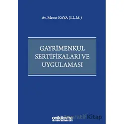 Gayrimenkul Sertifikaları ve Uygulaması - Mesut Kaya - On İki Levha Yayınları