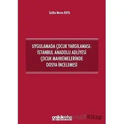 Uygulamada Çocuk Yargılaması: İstanbul Anadolu Adliyesi Çocuk Mahkemelerinde Dosya İncelemesi