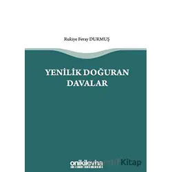 Yenilik Doğuran Davalar - Rukiye Feray Durmuş - On İki Levha Yayınları