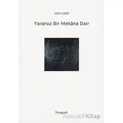 Yararsız Bir Mekana Dair - Cem İleri - Norgunk Yayıncılık
