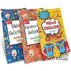 5-6 Yaş Çocuklar İçin Etkinlik Serisi Set (3 Kitap Takım) - Kolektif - Olimpos Çocuk