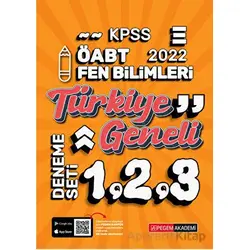 2022 KPSS ÖABT Fen Bilimleri 1-2-3 (3lü Deneme) - Kolektif - Pegem Akademi Yayıncılık