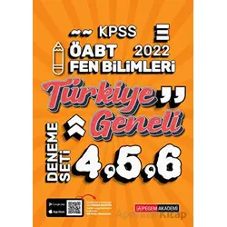 2022 KPSS ÖABT Fen Bilimleri 4-5-6 (3lü Deneme) - Kolektif - Pegem Akademi Yayıncılık
