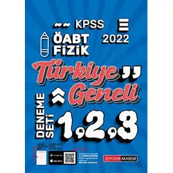 2022 KPSS ÖABT Fizik 1-2-3 (3lü Deneme) - Kolektif - Pegem Akademi Yayıncılık