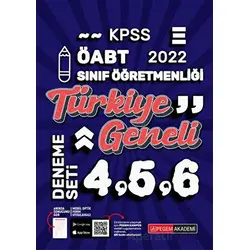 2022 KPSS ÖABT Sınıf Öğretmenliği 4-5-6 (3lü Deneme) - Kolektif - Pegem Akademi Yayıncılık