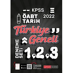 2022 KPSS ÖABT Tarih 1-2-3 (3lü Deneme) - Kolektif - Pegem Akademi Yayıncılık
