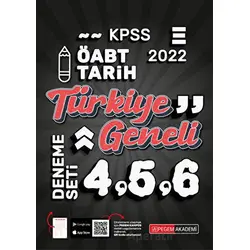 2022 KPSS ÖABT Tarih 4-5-6 (3lü Deneme) - Kolektif - Pegem Akademi Yayıncılık