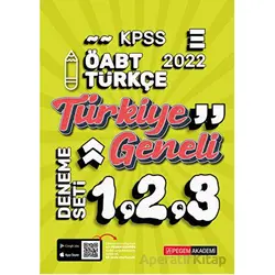 2022 KPSS ÖABT Türkçe 1-2-3 (3lü Deneme) - Kolektif - Pegem Akademi Yayıncılık