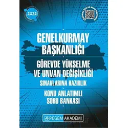 2023 Genelkurmay Başkanlığı Görevde Yükselme Konu Anlatımlı Soru Bankası