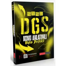 2023 DGS Video Destekli Konu Anlatımlı - Kolektif - Pegem Akademi Yayıncılık