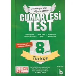 8. Sınıf Cumartesi Test Türkçe - Kolektif - Basamak Yayınları