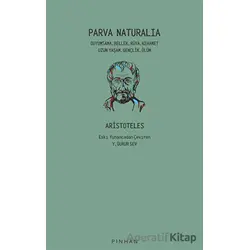 Parva Naturalia - Aristoteles - Pinhan Yayıncılık