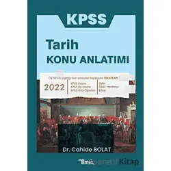 KPSS Tarih Konu Anlatımı - Cahide Bolat - Temsil Kitap