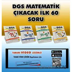 DGS Matematik İlk 60 Soru Garanti Seti 4lü - Cem Öztürk - Tasarı Eğitim Yayınları