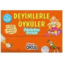 Deyimlerle Öyküler 4. Sınıf (10 Kitap Set) - İsmail Çubukçu - Hayat Okul Yayınları