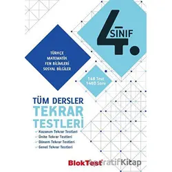 4. Sınıf Tüm Dersler Tekrar Testleri - Kolektif - Tudem Yayınları