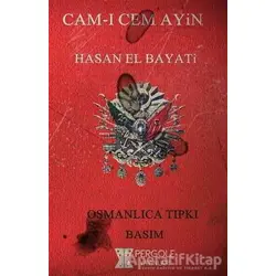 Cam-ı Cem Ayin - Hasan El Bayati - Pergole Yayınları