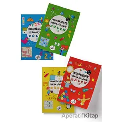 Dikkatini Geliştir, Zekanı Güçlendir ve Eğlen - 4 Kitap - Kolektif - Çocuk Gezegeni