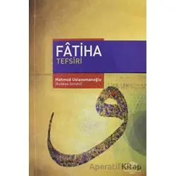 Fatiha Tefsiri - Mahmud Ustaosmanoğlu - Ahıska Yayınevi