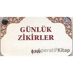 Günlük Zikirler (Kartela) - Ensar Arslan - Şifa Yayınevi