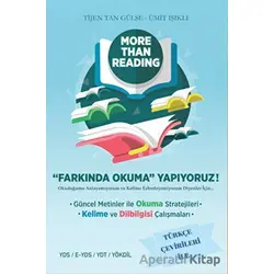 More Than Reading - Tijen Tan Gülse - Ankara Dil Akademisi