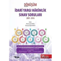 Dönüşüm İdari Yargı Hakimlik Sınav Soruları - S. Mehmet Yıldırım - Temsil Kitap