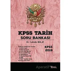 KPSS Tarih Soru Bankası - Cahide Bolat - Temsil Kitap