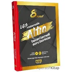 2022 8. Sınıf ALTIN Matematik Soru Bankası - Kolektif - Bons Yayınları