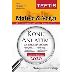Maliye ve Vergi Hukuku Konu Anlatımı - Mustafa Tuğra - Temsil Kitap