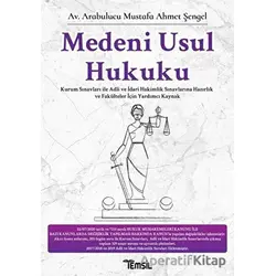 Medeni Usul Hukuku - Mustafa Ahmet Şengel - Temsil Kitap