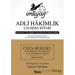 İmtiyaz - Adli Hakimlik Çalışma Kitabı - Bahadır Erkol - Temsil Kitap