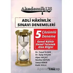 Akademikus - Adli Hakimlik Sınavı Denemeleri - Nezihe Hatun - Temsil Kitap