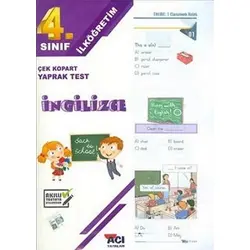 Açı Yayınları 4. Sınıf İngilizce Yaprak Test