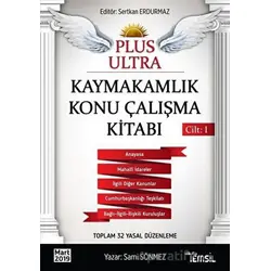 Kaymakamlık Konu Çalışma Kitabı Cilt 1 - Plus Ultra - Sami Sönmez - Temsil Kitap