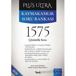 Kaymakamlık Soru Bankası 666 Çözümlü Soru Cilt 2 - Plus Ultra - Sami Sönmez - Temsil Kitap