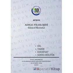 Adıge Filolojisi - Yusuf Şen - Apra Yayıncılık