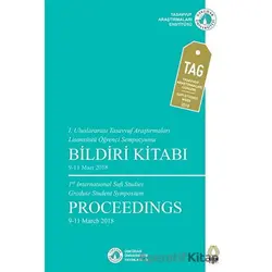 1. Uluslararası Tasavvuf Araştırmaları Lisansüstü Öğrenci Sempozyumu Bildiri Kitabı